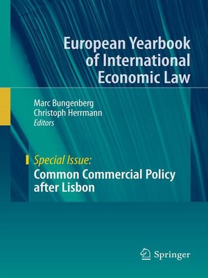 cover image of Common Commercial Policy after Lisbon